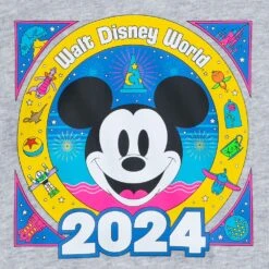 Mickey Mouse Zip Hoodie For Kids – Walt Disney World 2024 -Disney Shop 5402057390013 3