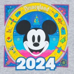 Mickey Mouse Zip Hoodie For Kids – Disneyland 2024 -Disney Shop 5402057390014 3