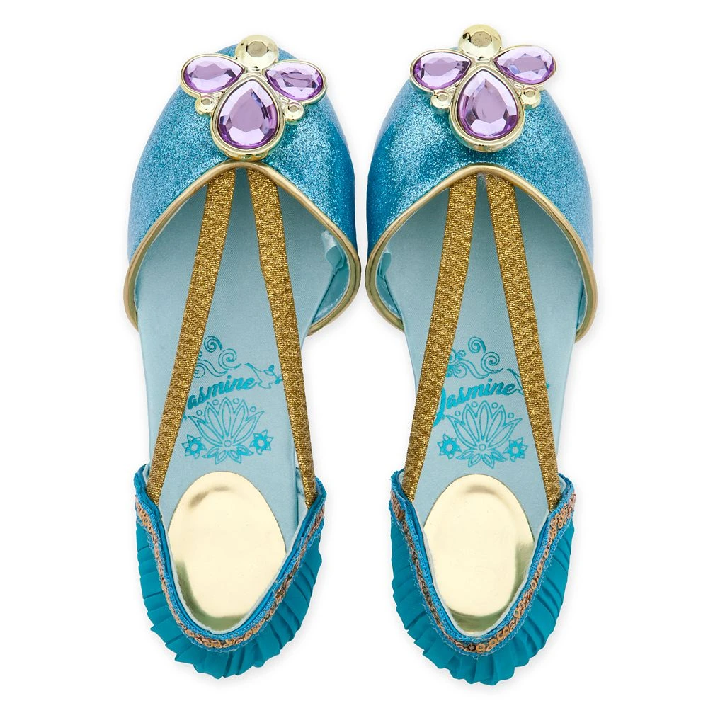 Disney Jasmine Costume Shoes For Kids – Aladdin 2 Disney Jasmine Costume Shoes For Kids – Aladdin - Image 2