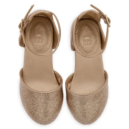 Disney Princess Shoes For Girls – Gold -Disney Shop 5503057545482