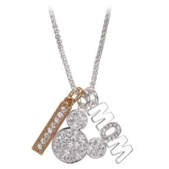 Disney Mickey Mouse ''Mom'' Necklace
