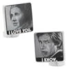 Disney Princess Leia And Han Solo Cufflinks