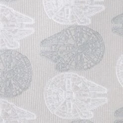 Disney Millennium Falcon Gray Silk Tie For Adults – Star Wars -Disney Shop 6730059363214 2
