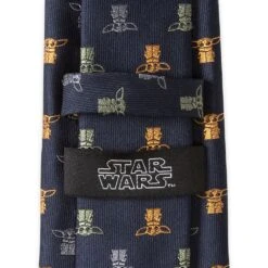 Disney The Child Navy Silk Tie – Star Wars: The Mandalorian -Disney Shop 6730059363454 3