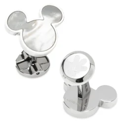 Disney Mickey Mouse Icon Mother Of Pearl Cufflinks