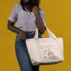 Disney Winnie The Pooh Cooler Tote – Sand 5 Disney Winnie The Pooh Cooler Tote – Sand -Disney Shop 6804058733646 2