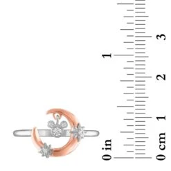 Disney Mickey Mouse Crescent Moon Ring By Rebecca Hook -Disney Shop 7002057284001 2