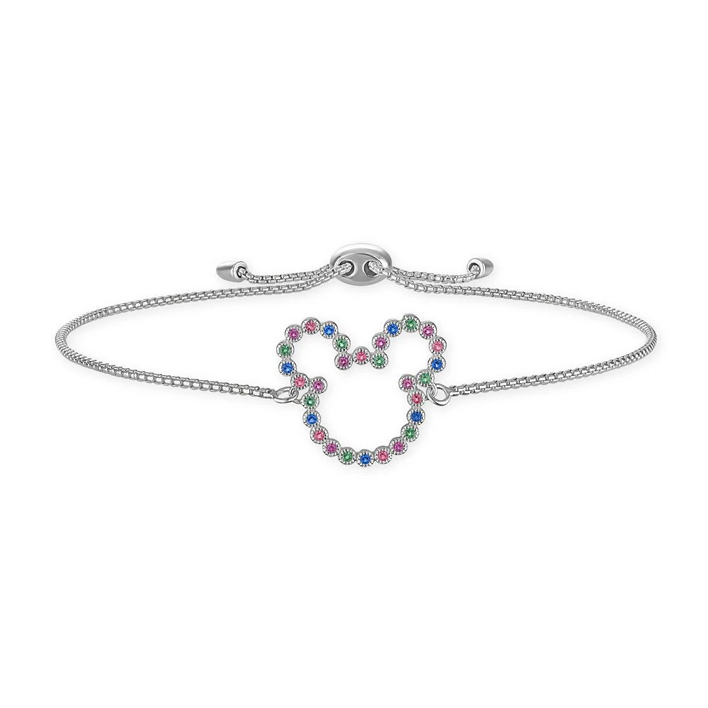 Disney Mickey Mouse Icon Multi-Colored Gems Bracelet By Rebecca Hook 1 Disney Mickey Mouse Icon Multi-Colored Gems Bracelet By Rebecca Hook