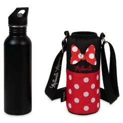 Disney Minnie Mouse Stainless Steel Water Bottle And Cooler Tote -Disney Shop 7002058734017 2