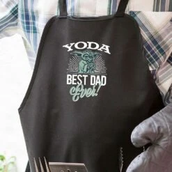Disney Yoda ''Best Dad Ever'' BBQ Apron Tote Pro Grill Set – Star Wars -Disney Shop 7002058734187 2
