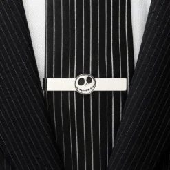 Disney Jack Skellington Cufflinks And Tie Clip Set – The Nightmare Before Christmas -Disney Shop 7002059364011 7