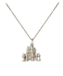 Disney Castle Necklace – 18 Karat Gold And Diamond -Disney Shop 7401055320010 2