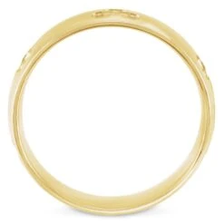 Disney Mickey Mouse Icon Fairy Tale Wedding Band – Yellow Gold -Disney Shop 7401055326347 2