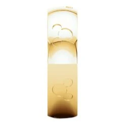 Disney Mickey Mouse Icon Fairy Tale Wedding Band – Yellow Gold -Disney Shop 7401055326347 3