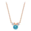 Disney Minnie Mouse Birthstone Necklace For Kids By CRISLU – Rose Gold