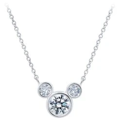 Disney Mickey Mouse Icon Necklace By CRISLU -Disney Shop 7401057017119 2