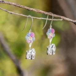 Disney Up House Earrings By Rebecca Hook -Disney Shop 7401057286445 2