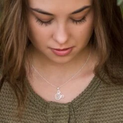 Disney Mickey Mouse Icon Swirl Necklace By Rebecca Hook 7 Disney Mickey Mouse Icon Swirl Necklace By Rebecca Hook -Disney Shop 7401057286780 3