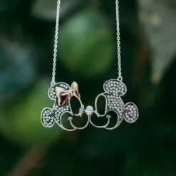 Disney Mickey And Minnie Mouse Necklace By Rebecca Hook -Disney Shop 7401057287130 3