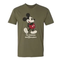 Adults' Walt Disney World Standing Mickey Mouse T-Shirt – Customized -Disney Shop 7405055825926 7