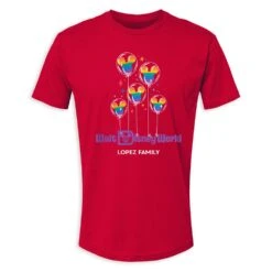 Adults' Walt Disney World Mickey Mouse Balloon T-Shirt – Customized -Disney Shop 7807055820386 5