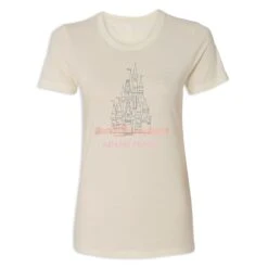 Women's Cinderella Castle Walt Disney World T-Shirt – Customized -Disney Shop 7807055820424 3