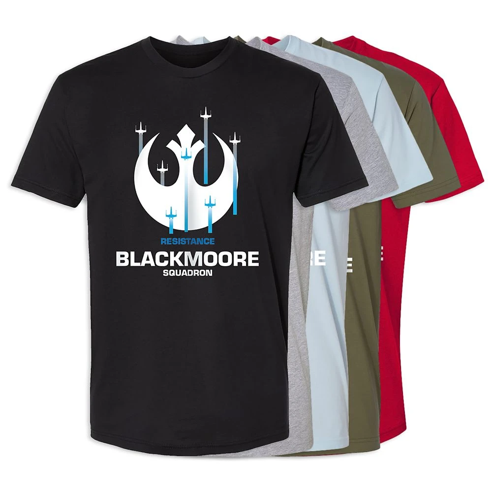 Disney Adults' Star Wars Resistance Squadron T-Shirt – Customized 1 Disney Adults' Star Wars Resistance Squadron T-Shirt – Customized