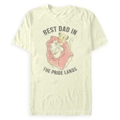 Disney Simba And Mufasa ''Dad'' T-Shirt For Adults – The Lion King