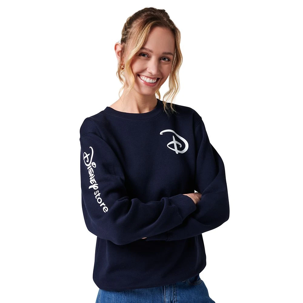 Disney Store Logo Pullover Sweatshirt For Adults 2 Disney Store Logo Pullover Sweatshirt For Adults - Image 2