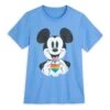 Mickey Mouse Rainbow Heart T-Shirt For Adults – Disney Pride Collection
