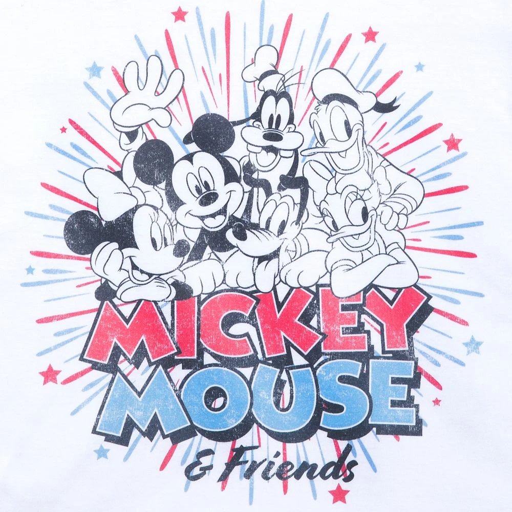 Disney Mickey Mouse And Friends Fireworks T-Shirt For Kids 2 Disney Mickey Mouse And Friends Fireworks T-Shirt For Kids - Image 2